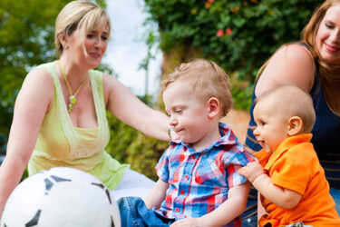 Children having a playdate