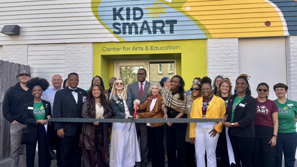 KID smART Center for Arts & Education opens in New Orleans, ribbon cutting