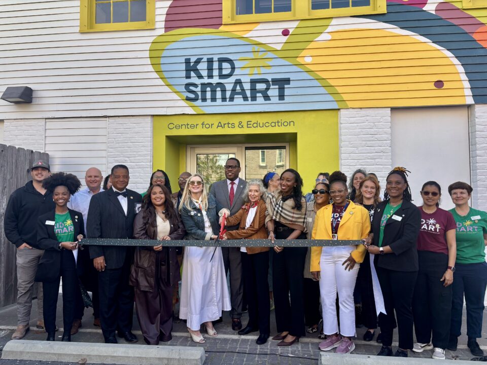 KID smART Center for Arts & Education opens in New Orleans, ribbon cutting