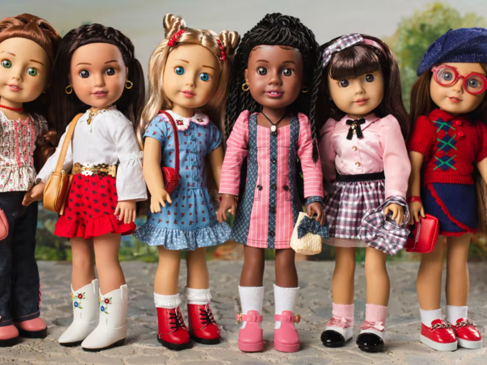 new american girl doll collection of dolls standing together
