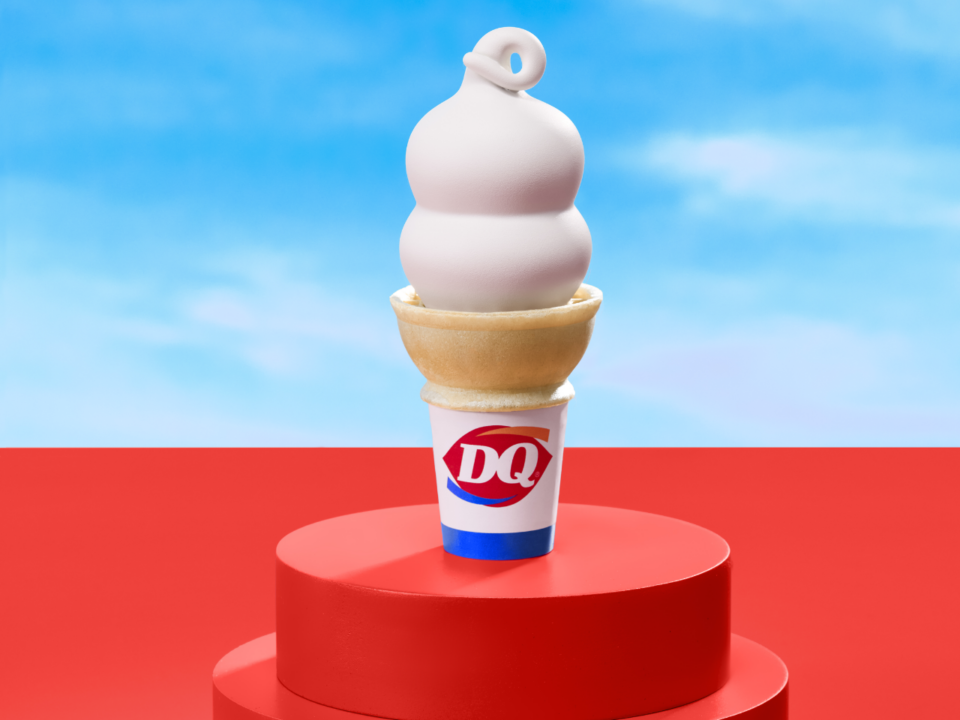 dairy queen vanilla ice cream cone